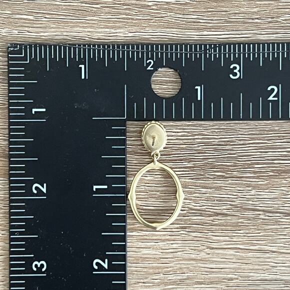 Spartina 449 Cristal Oval Drop Earrings in White Opal - Picture 6 of 6